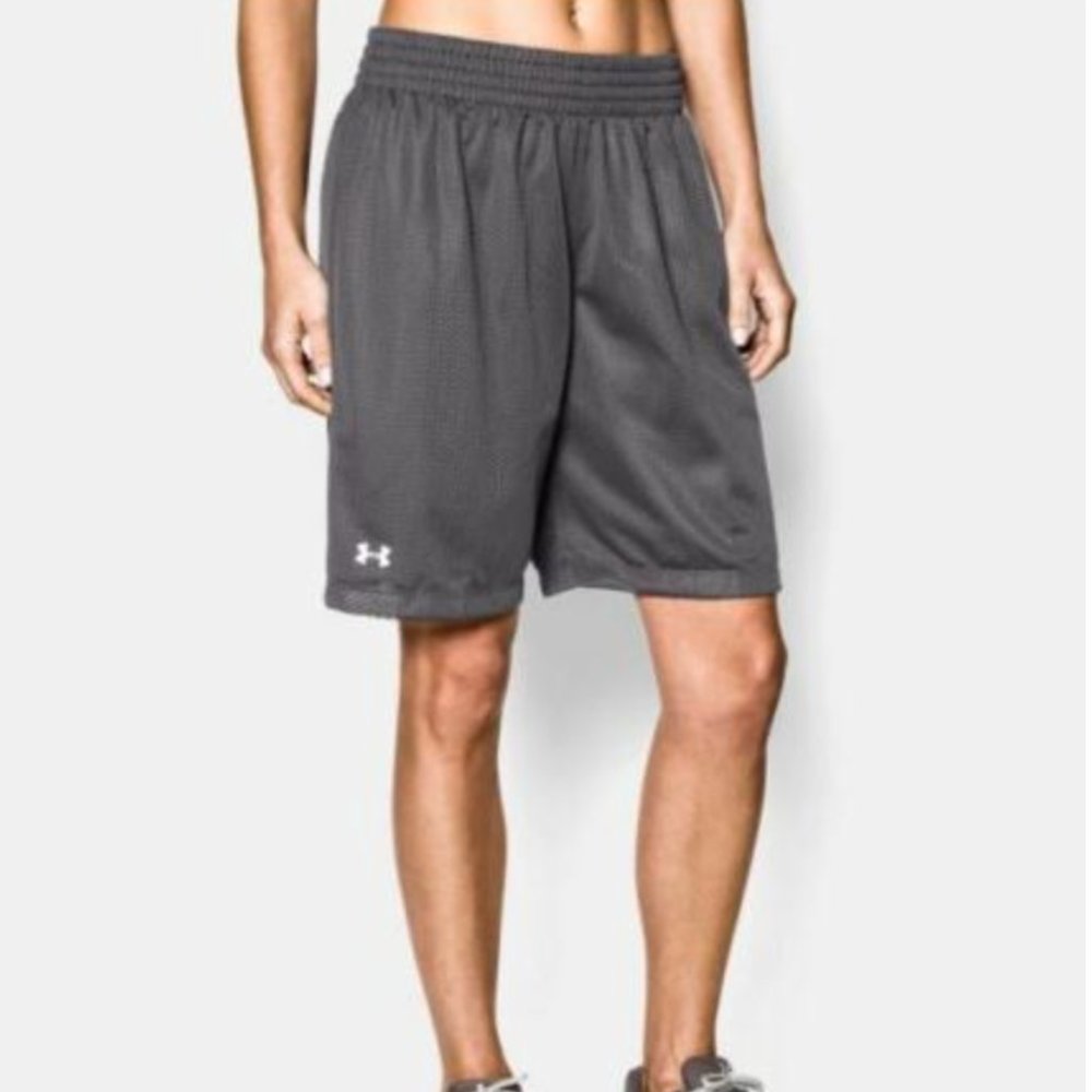 Under Armour UA Team Training Mesh Short Grey 1240469-040 Women's X-Small